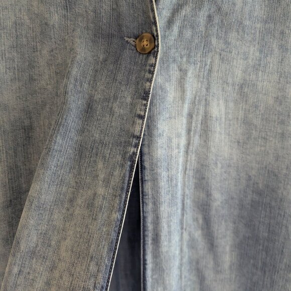 Lindex Long Lyocell Denim Jacket - Picture 9 of 13